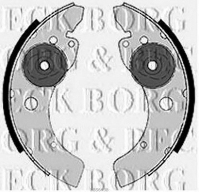 BORG & BECK bbs6438 -  Комплект тормозных колодок